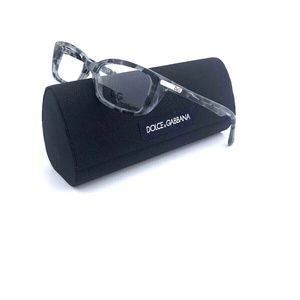 New Dolce & Gabbana Frames Gray Havana Womens 1219
